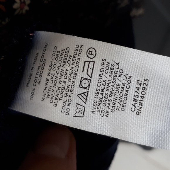 LOFT flower print tee size L - Picture 4 of 4